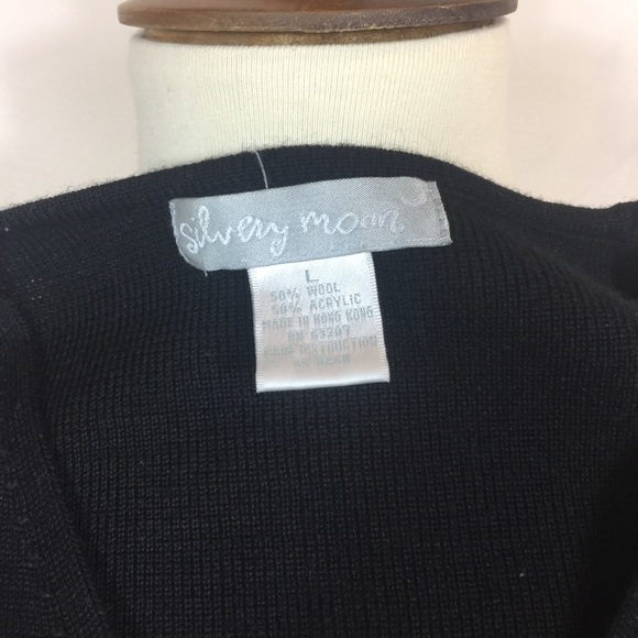 Silvery Moon | Wool blend button down cardigan - Picture 5 of 5